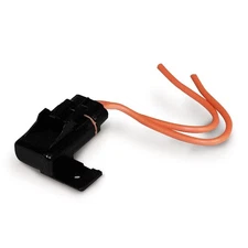 Weatherproof Panel Mount ATO ATC Fuse Holder 10 AWG 30A Black 08231