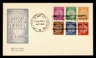 DR WHO 1948 ISRAEL FDC ANCIENT COIN COMBO M81867