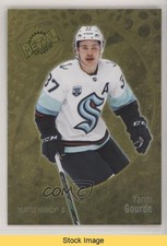 2022-23 Skybox Metal Universe Gold Spectrum FX Yanni Gourde #22 READ r6v
