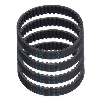 4pcs, HTD-3M Rubber Timing Belt 48 Teeth 144mm Pitch Length x 6mm Width
