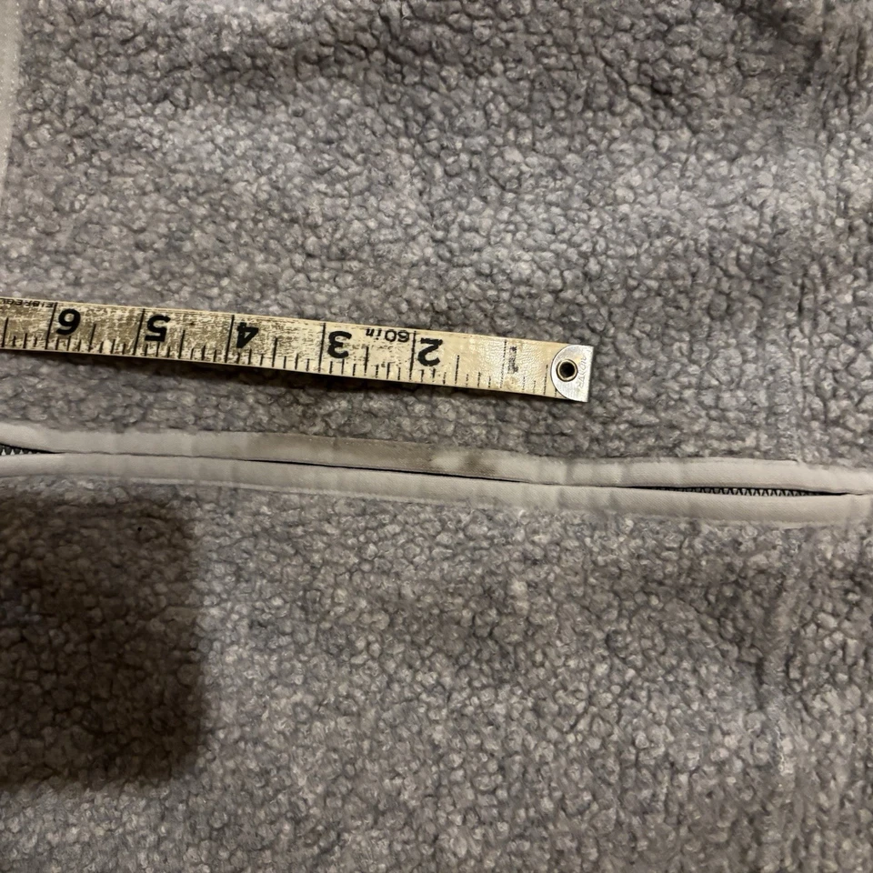 Jaqueta lululemon feminina tamanho L cinza zíper completo lã sherpa com capuz - Imagem 3 de 4