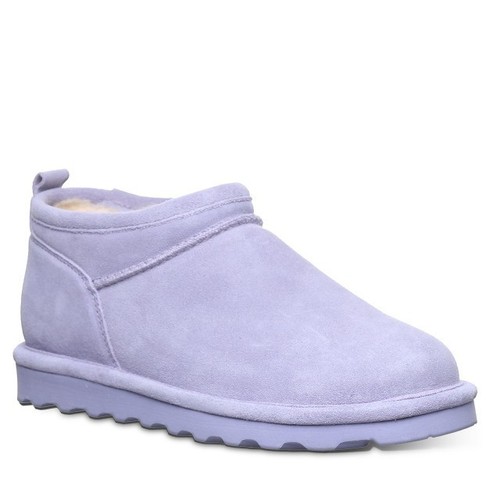Bearpaw Super Shorty Damen 12 Persian Violett Wildleder Zum Überziehen Stiefeletten JOBB552 - Bild 1 von 12