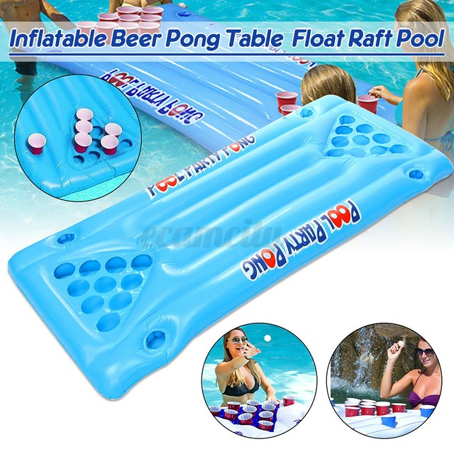 inflatable pool beer pong