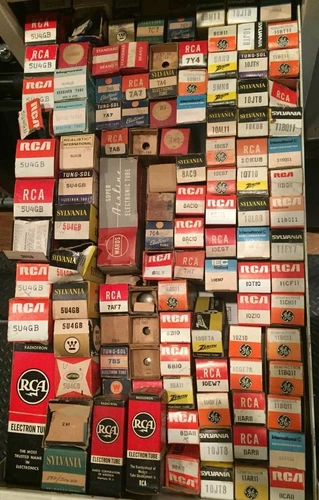 NOS (New) Vacuum Tubes - Radio, TV, AMP Valves, 8AC10 through 10HF8. 