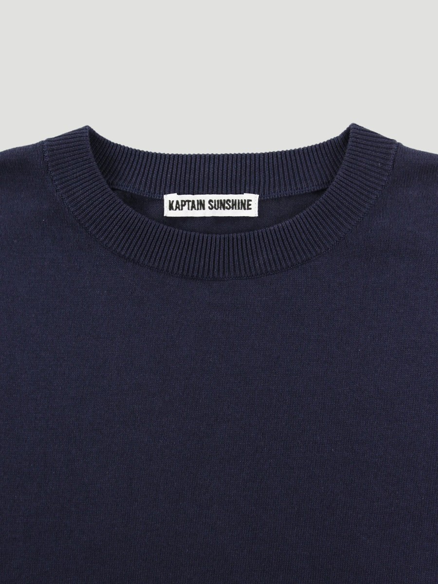 ASK availability First)KAPTAIN SUNSHINE Cotton Knit Crewneck 