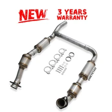 Left & Right Side Y Pipe Catalytic Converter For 1997-2000 Ford F-150 4.6L RWD