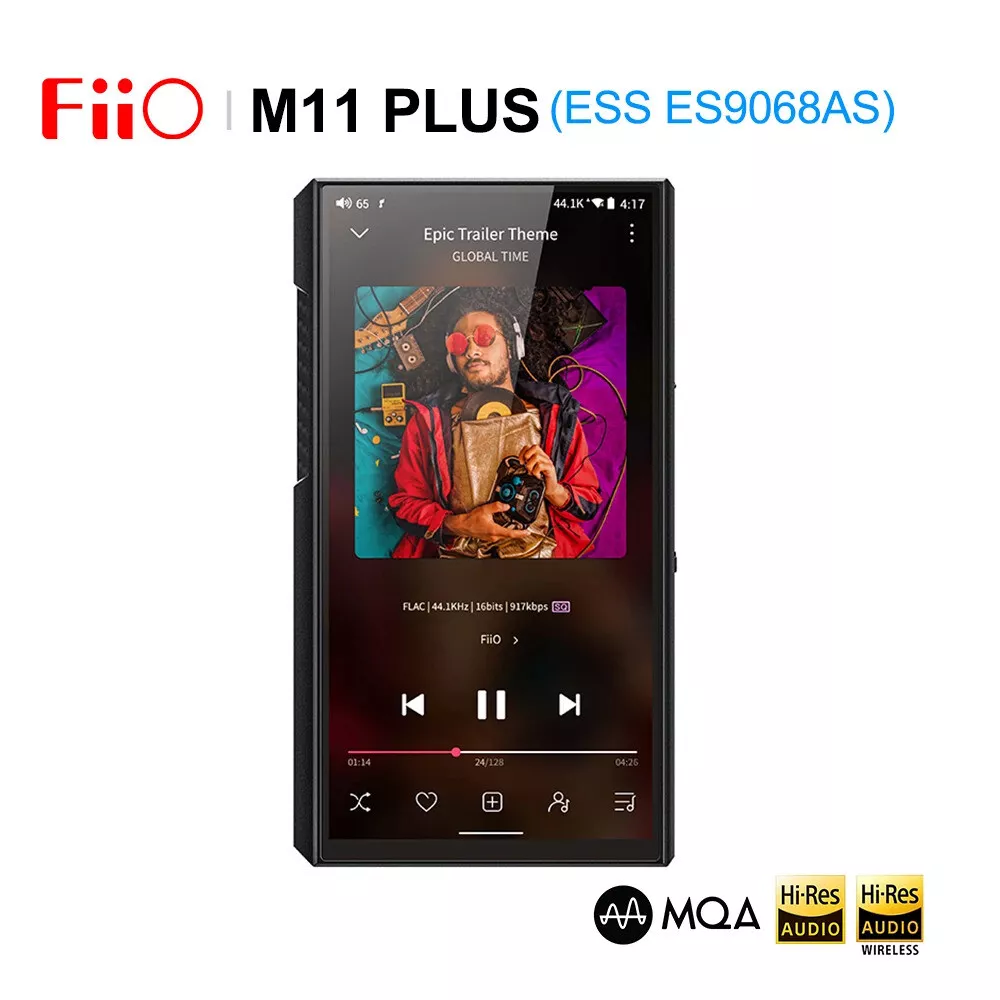 Fiio M11 Plus ESS Hi-Res Music Player w/Dual ES9068AS,THX AAA,MQA8X,DSD  (ESS)