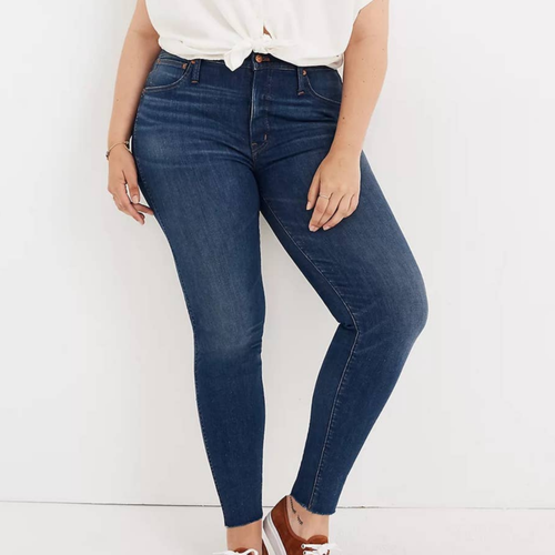 Madewell Skinny Jeans Paloma Wash Raw 