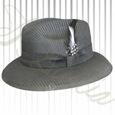 Classic Black Viejo Fedora Style Garcia Signature Hat
