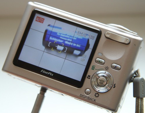 Fujifilm FinePix F11 6.3MP Digital Camera Silver With Leather Case - Picture 10 of 15