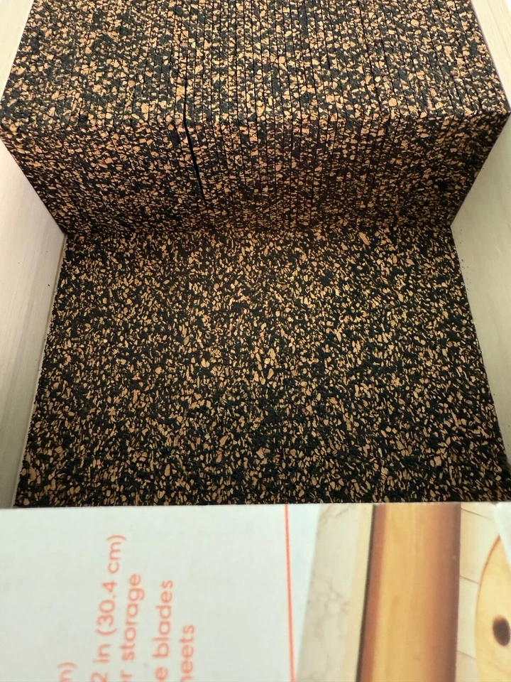 Organizador de cuchillos de bambú cuadrado en cajón cama baño y más allá gabinete NUEVO Foto 3 de 4