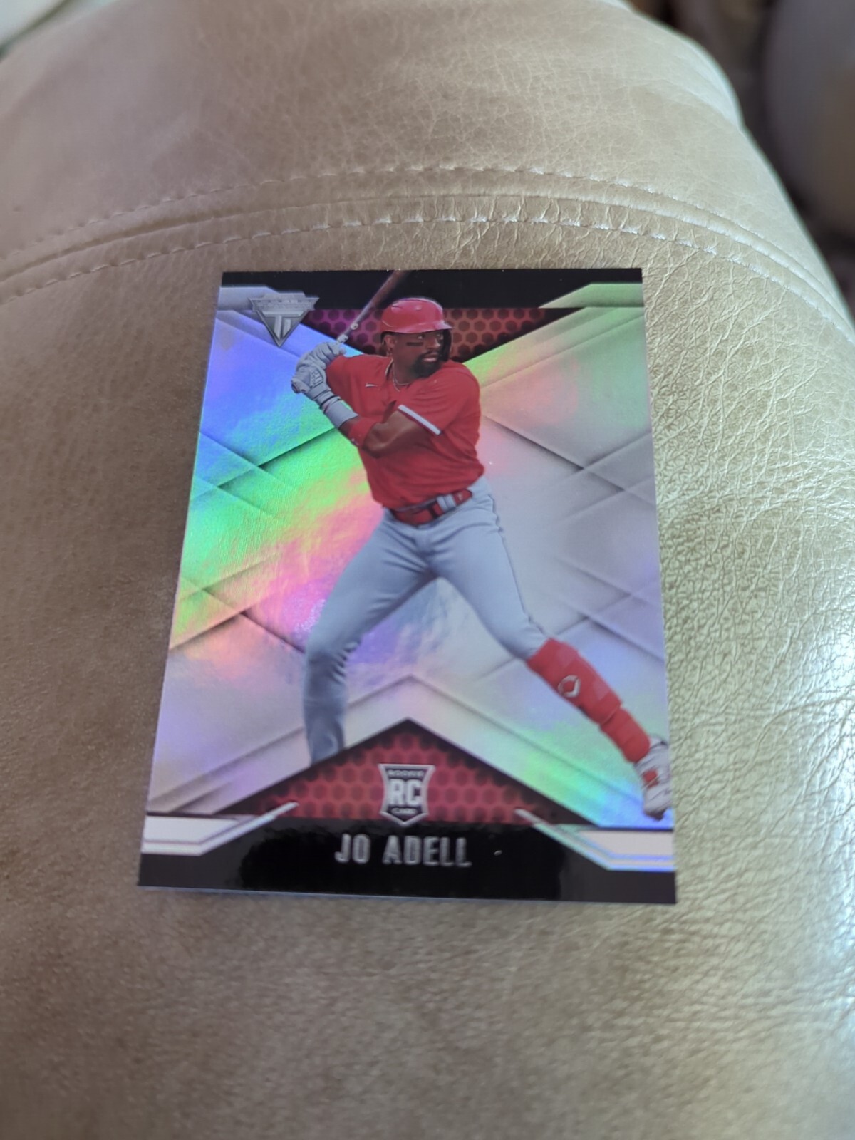 2021 Panini Chronicles Titanium Jo Adell Rookie Los Angeles Angels #1