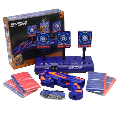 Shooting digital target Zielscheiben mit Spielzeugwaffe 2 Modi Spielzeug Set