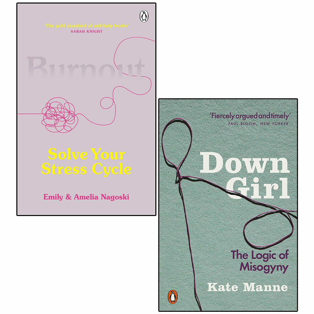 Burnout and Down Girl 2 Books Collection Set Paperback NEW