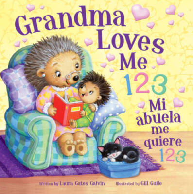 Grandma Loves Me 123Mi Abuela Me Quiere 123-Bilingual Childrens Board Bo - GOOD