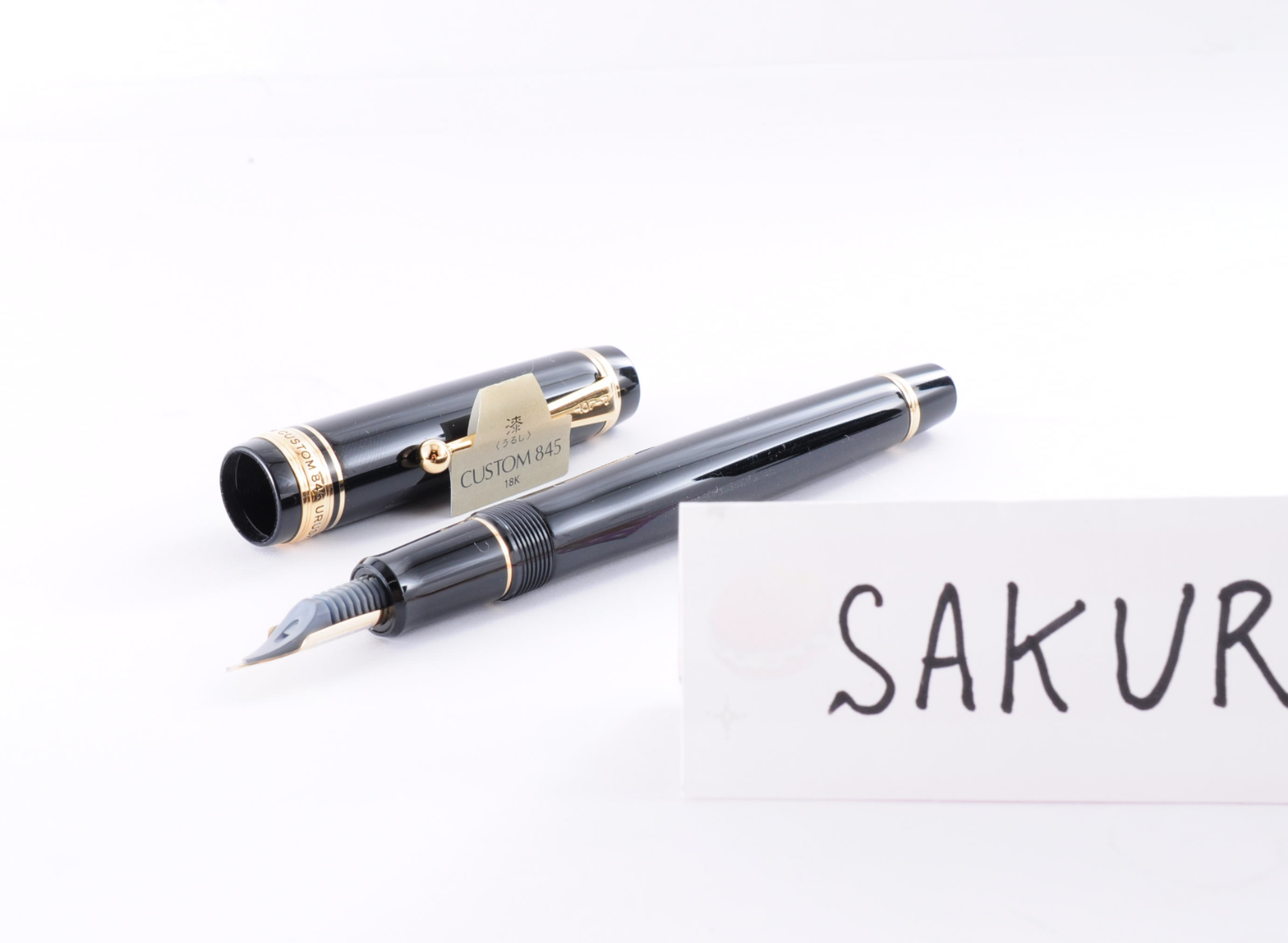 PILOT CUSTOM 845 – Penna Stilografica Con Pennino Medium, Lacca Urushi, Ebanite, 18K, Regalo Di Lusso