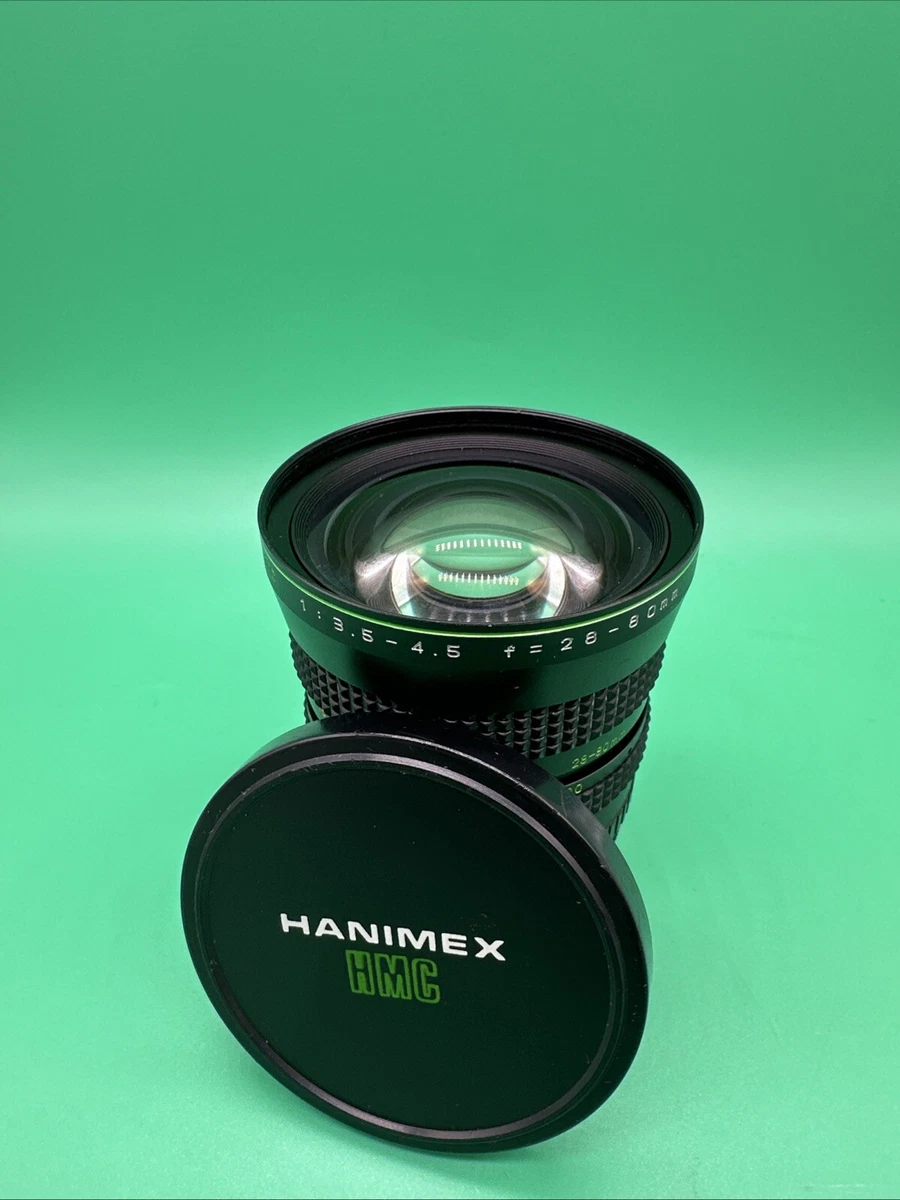 Objectif Télé Hanimex MC Auto Zoom 3.5-4.5 28-80Mm M42 Anschluss