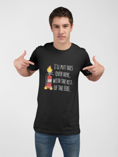 The IT Crowd - I'll put this over here with the rest of the fire Shirt - Zdjęcie 1 z 3