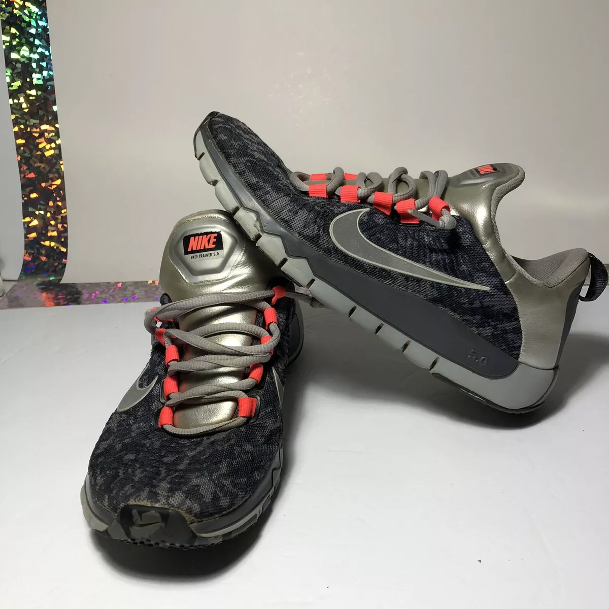 vertrekken Alabama de ober Nike Free Trainer 5.0 Grey Silver Camo Men's Running Shoes Size 7.5 *No Box  | eBay