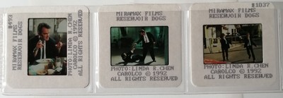 RESERVOIR DOGS quentin tarantino 3x diapositives diapo slide cinema 