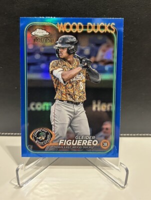 Gleider Figuereo - Blue Chrome Refractor #/150 - 2024 Topps Pro