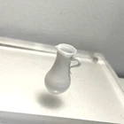 Vintage Dollhouse White Milk Glass Hand Blown Water Pitcher Delicate Mini Tiny