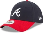 New Era Atlanta Braves Navy Red 9 Forty Strapback Adjustable Cap