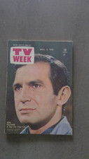 Vintage TV Week Magazine 1966   NSW April 2 Ben Gazzara - Run for your Life