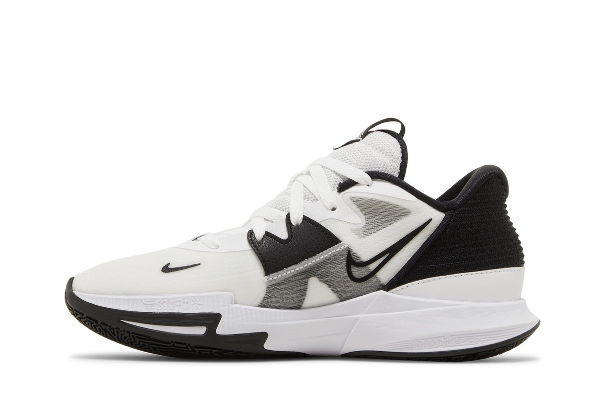 Size 9.5 - Nike Kyrie 5 TB Low White Black for sale online 