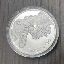 Bedlam & CMG Mint Collab 1 Oz .999 Silver Art Round Limited Mintage