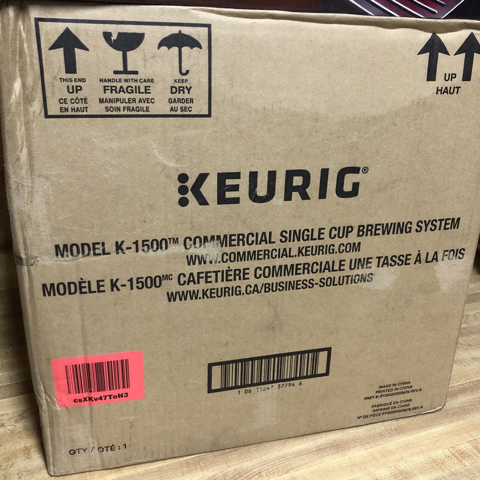 Keurig K1500 Single Serve Coffee Maker Black (377949) Brand New 611247377949 eBay