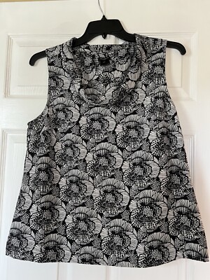 Ann Taylor Dress Work Shirt With Flower Print Size 14 | eBay