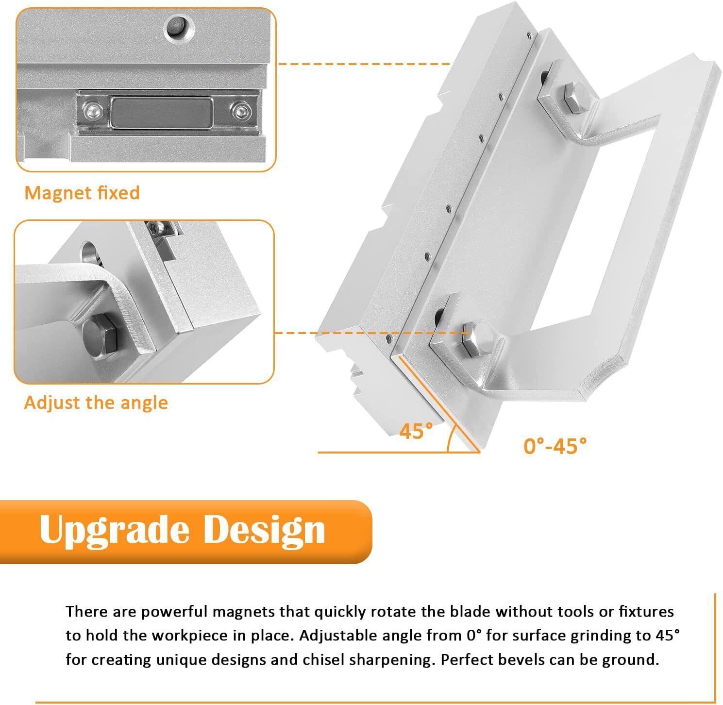 Bevel Jig for knife making, for Grinding & Sharpening Metal