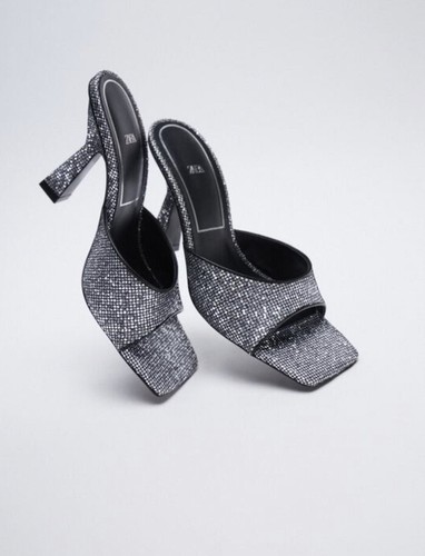 Square Toe Heels Sandals Y2K Style 