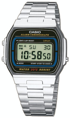Casio Uhr Collection A164WA-1VES Retro Armbanduhr