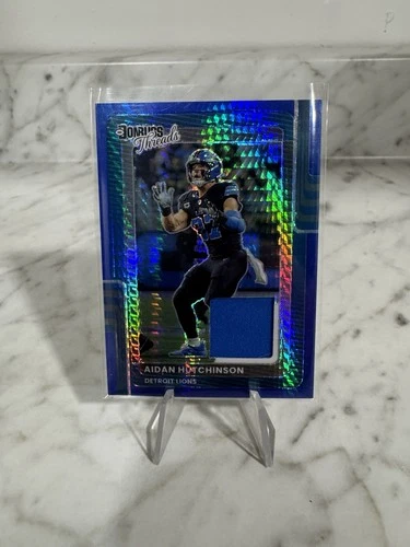 2025 Donruss Optic Aidan Hutchinson Blue Hyper (RAW)