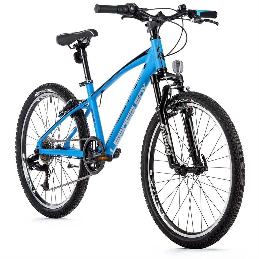 24 Zoll MTB Fahrrad Leader Fox Spider Boy 8 Gang S-Ride Blau matt - Bild 1 von 1