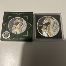 2025 1 Oz .999 Silver Rogues Island Mint Dragon Master Limited Edition #114/200