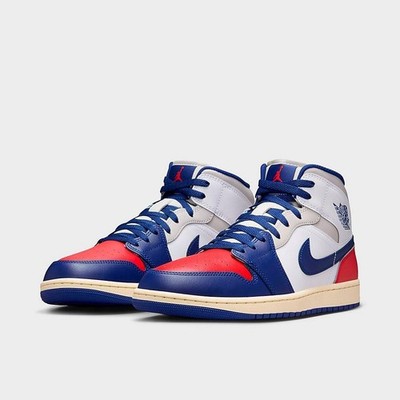 NIB Men Nike Jordan 1 Mid Rare Air DQ8426 102 White/University Red