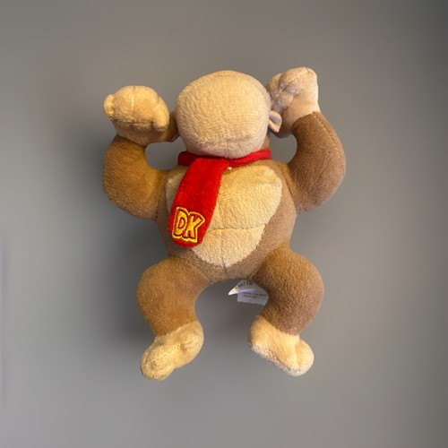 Super Mario Bros DK Donkey Kong Plush Good Stuff Toy 2018 Nintendo Stuffed 7” - Picture 3 of 18