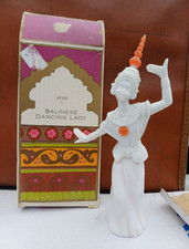 Avon Balinese Dancing Lady Collectable Perfume Bottle Figurine with Box
