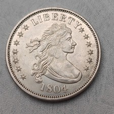 Nachbildung eines US-amerikanischen Draped Bust Dollars 1804