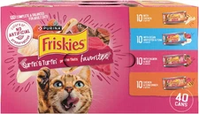 5.5-oz/40 Can Friskies Surfin' & Turfin' Favorites Variety Pack Canned Cat Food