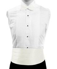 Men's Poly Satin Bow Tie and Cummerbund Sets
