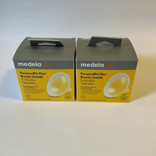 2 Packs of Medela PersonalFit Flex Breast Shields, 2 breast shields 21mm