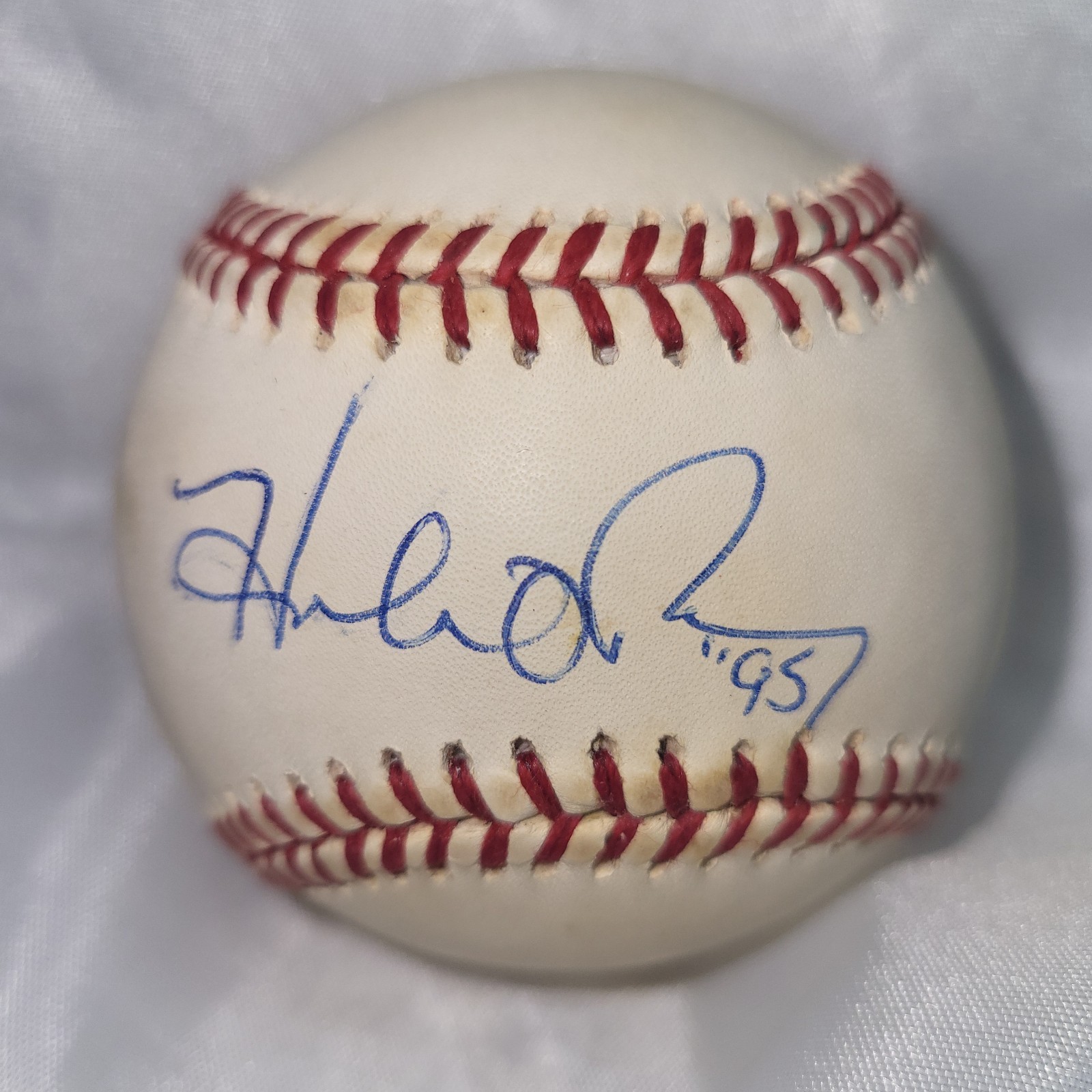 Herbert Perry Autographed Cleveland Indians ’94 Inaugural Season Baseball