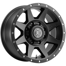 Icon Alloys Rebound 20x9 8x6.5 12mm Satin Black Wheel Rim 20 Inch Icon Alloys Rebound 20x9 8x6.5 12mm Satin Black Wheel Rim 20 Inch