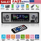 Bluetooth Vintage Car FM Radio MP3 Player USB Classic Stereo Audio Receiver AUX