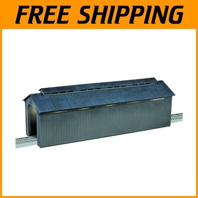 Lionel Gray O Gauge Covered Bridge Model Train Accessory/-