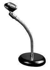 Rockville RDMS6 11.8" Gooseneck Studio Desktop Mic Stand, 11.8", Black